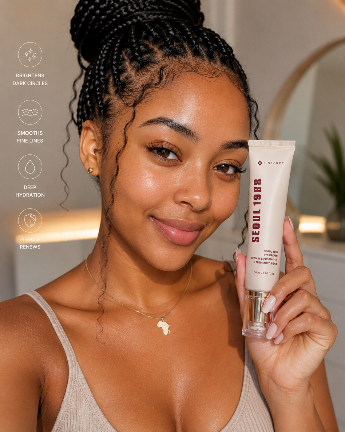 K-Secret Seoul Brightening Eye Cream | Dark Circles & Fine Lines