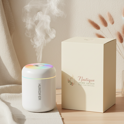 Nestique White Humidifier with Branded Box
